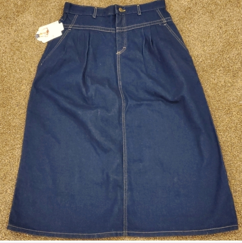 Vintage Lee Classic Denim Yoked Skirt